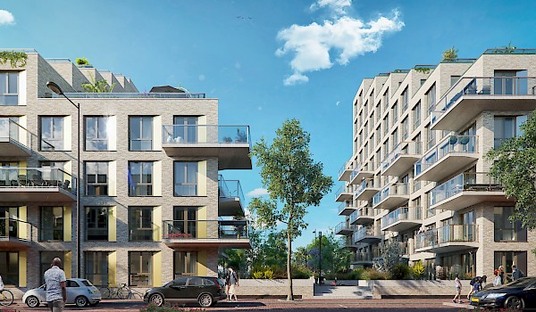 "De Tuinen" Blok 10 Zeeburgereiland te Amsterdam