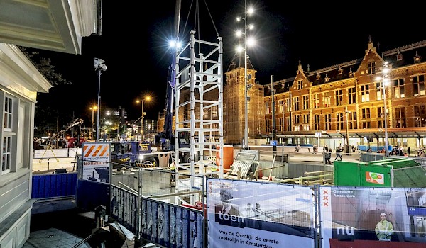 Liftschacht Renovatie Oostlijn Amsterdam CS