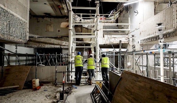 Liftschacht Renovatie Oostlijn Amsterdam CS