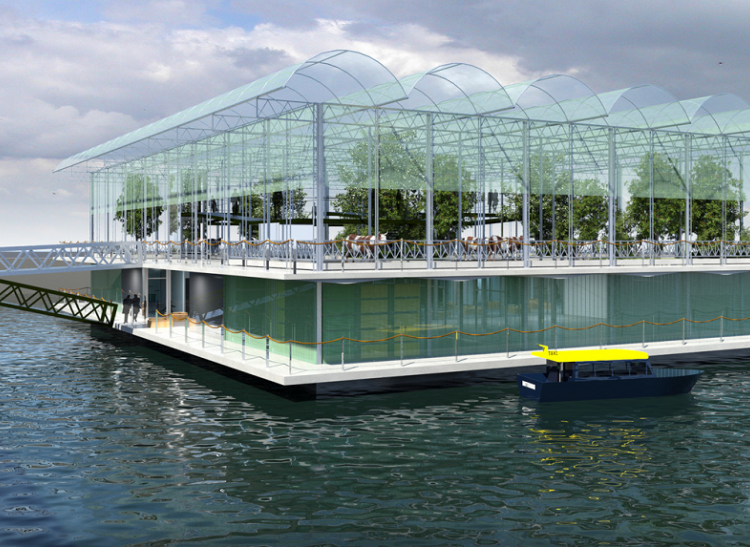 Floating Farm te Rotterdam