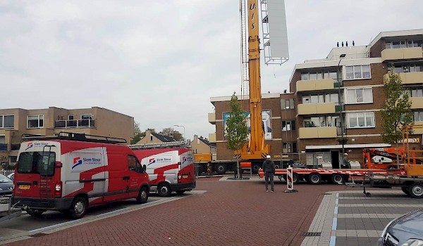 Liftschacht 51 appartementen Elst