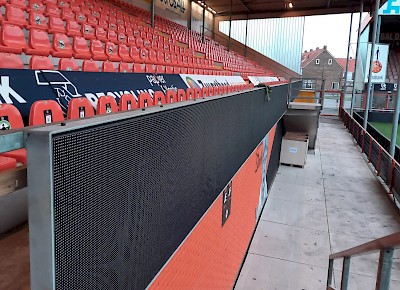 Ophangconstructie Ledboarding FC Volendam Stadion