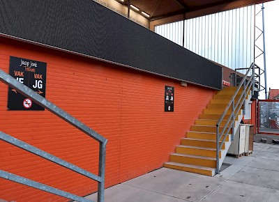 Ophangconstructie Ledboarding FC Volendam Stadion